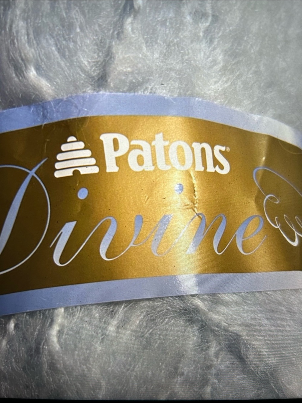 Patons Divine Soft Light Gray Yarn - 3 skeins